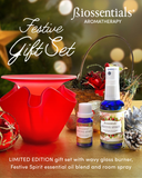 Wavy Glass Candle Burner Gift Set